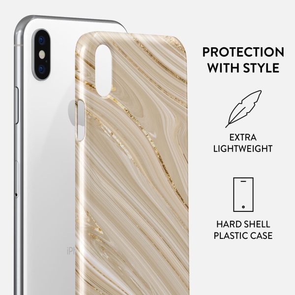 Full Glam - Beige iPhone X   XS Case For Cheap - Image 2
