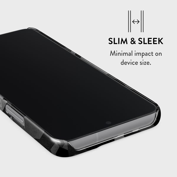 Night Black Camouflage - Samsung Galaxy S22 Plus Case For Sale - Image 4