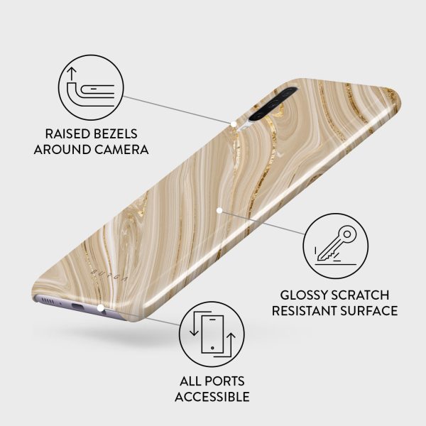 Full Glam - Beige Samsung Galaxy A70 Case Online - Image 3