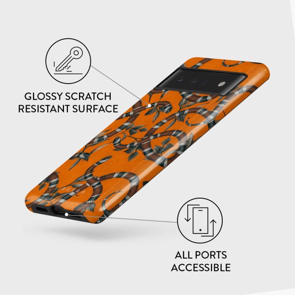 Bitter Apricot - Snake Google Pixel 6 Pro Case on Sale - Image 3