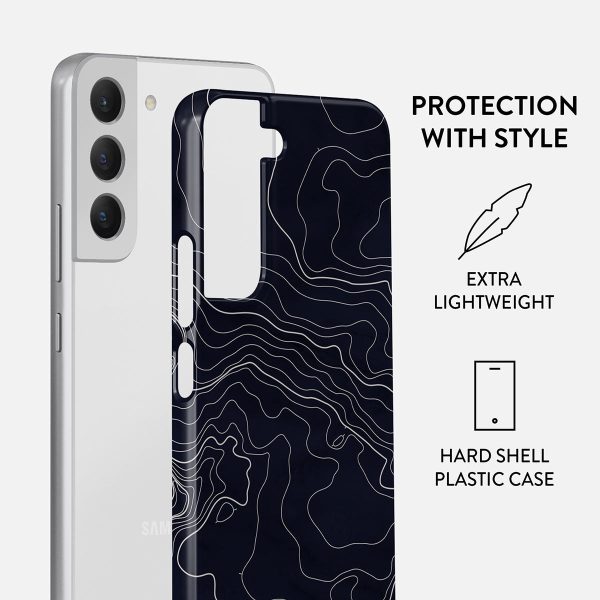 Drifting Shores - Line Art Samsung Galaxy S22 Plus Case Discount - Image 2