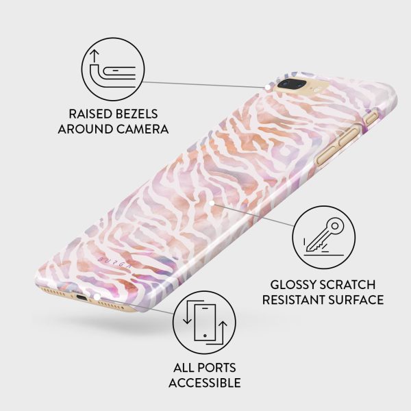 Sultry July - Zebra iPhone 7 Plus   8 Plus Case For Sale - Image 3